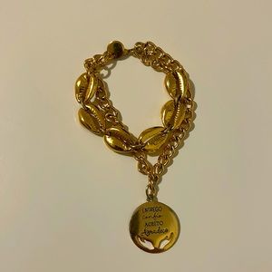 Golden Plated Whelk Bracelet